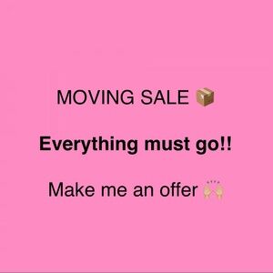Moving Sale Announcement